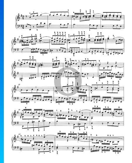 Sinfonia 7, BWV 793 Sheet Music