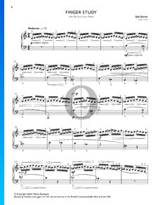 Estudio de dedos (Diez Piezas fáciles para piano)