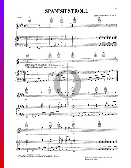 Spanish Stroll Musik-Noten