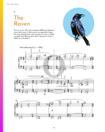 The Raven bladmuziek