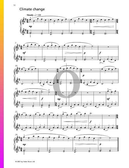 Climate Change Sheet Music