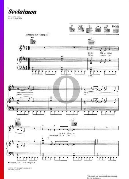 Soolaimon Sheet Music