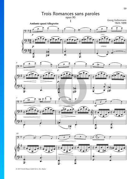 Trois Romances sans paroles, Op. 90