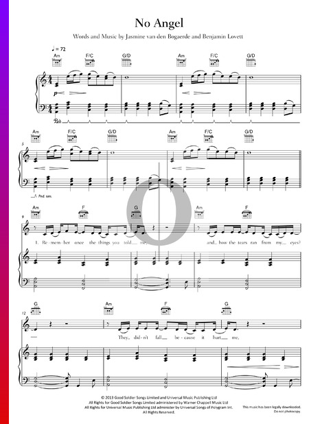 No Angel Sheet Music