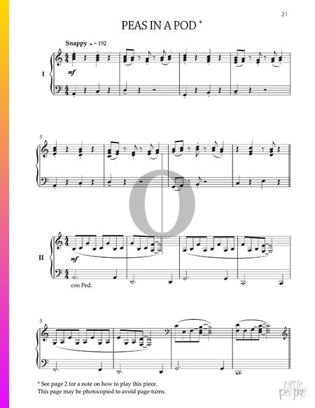 Peas in a pod 3 Musik-Noten