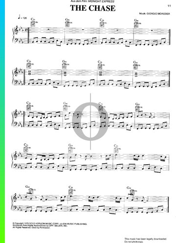 The Chase Partitura