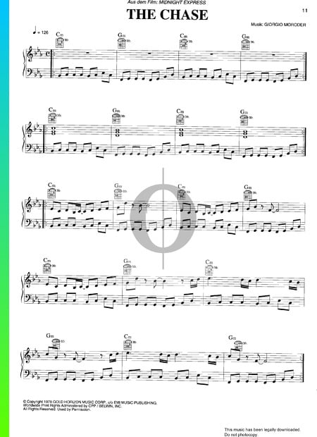 The Chase Sheet Music