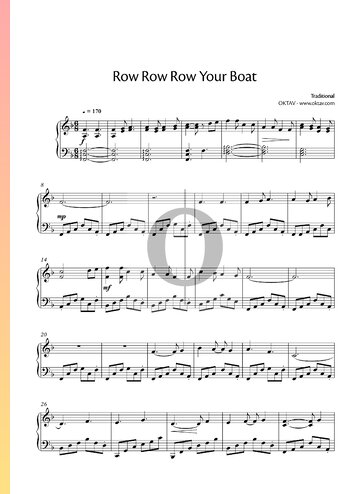 Row Row Row Your Boat Sheet Music