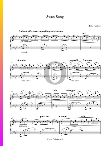 Swan Song Sheet Music
