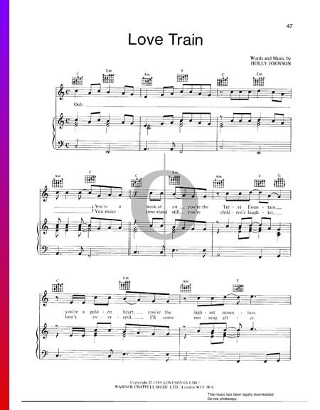 Love Train Sheet Music