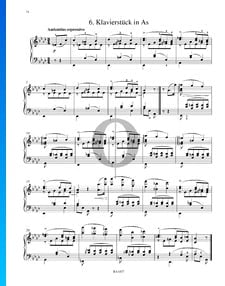 Pièce pour Piano en La bémol Majeur, S. 189a