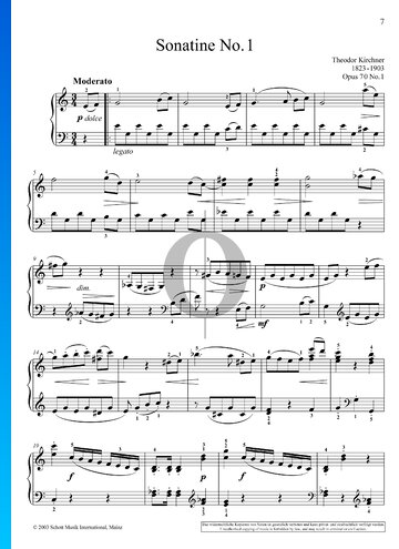 Sonatina, Op. 70 No. 1 Sheet Music