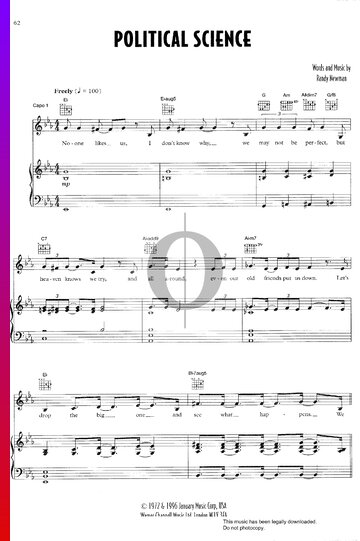 Political Science Sheet Music