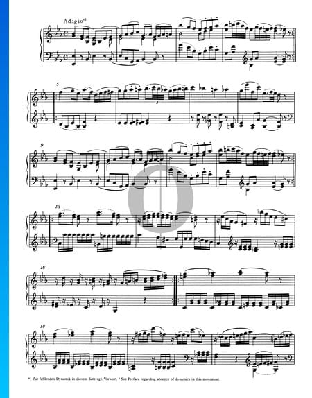 Sonate pour Piano No. 17 Si bémol Majeur, KV 570: 2. Adagio