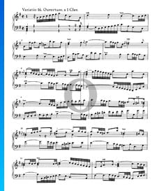 Variaciones Goldberg, BWV 988: Variación 16. Obertura. a 1 clave