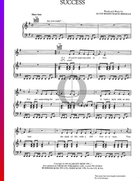Success Sheet Music