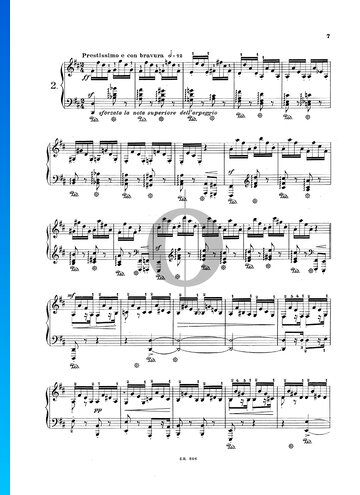 Novellette in D Major, Op. 21 No. 2 Spartito