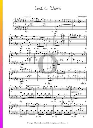 Dust to Bloom Sheet Music