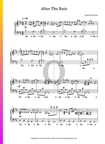 After The Rain Sheet Music