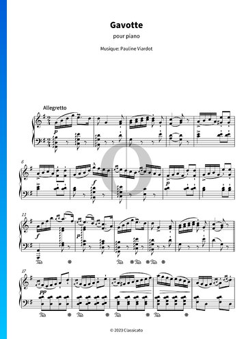 Gavotte Sheet Music