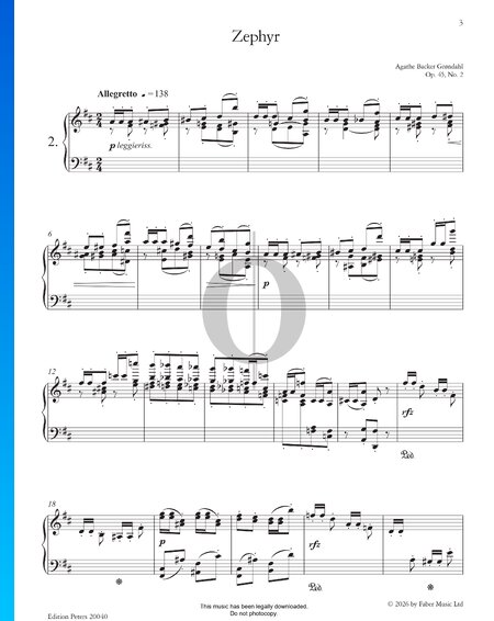 Zephyr, Op. 45 No. 2