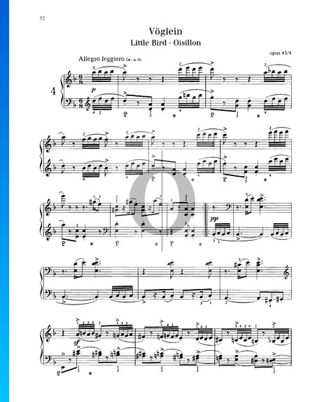 Lyric Pieces, Op. 43 No. 4: Little Bird