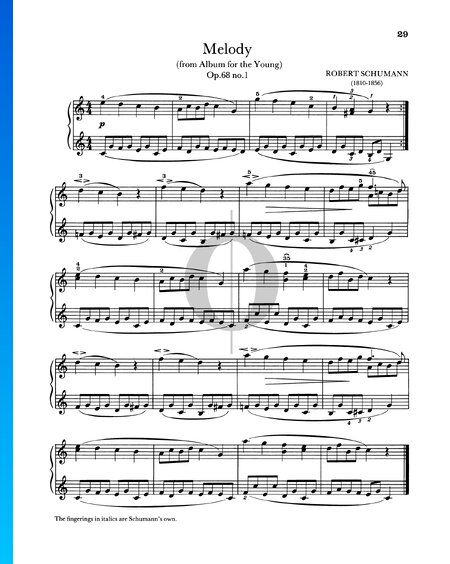 Mélodie, Op. 68 No. 1