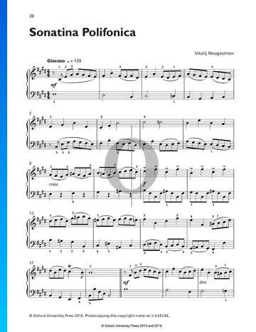 Sonatina Polifonica Musik-Noten