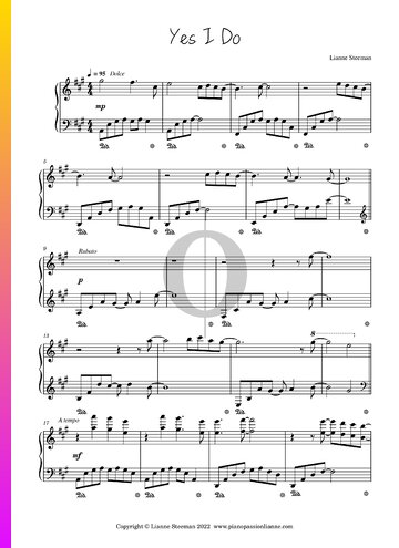 Yes I Do Sheet Music