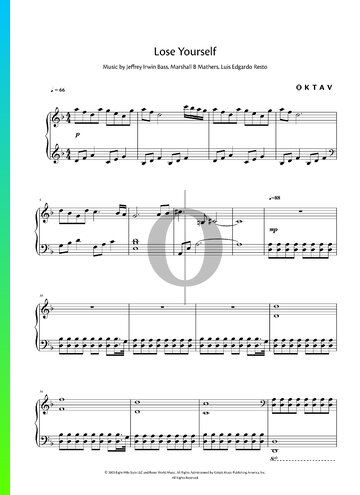 Lose Yourself Sheet Music