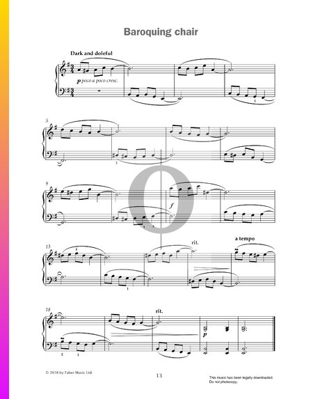 Baroquing Chair Sheet Music