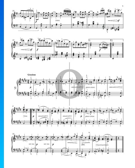 Valse, Op. 39 No. 5 Partition