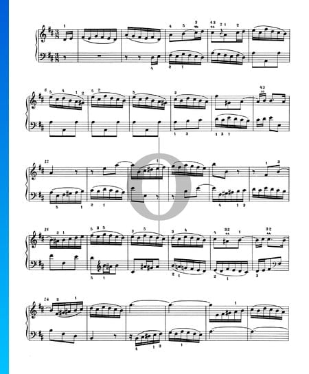 Invention 3, BWV 774 Sheet Music