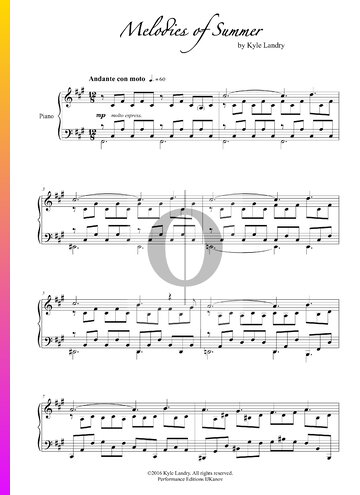 Melodies of Summer Partitura