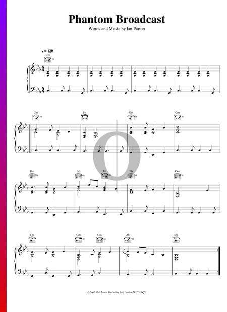 Phantom Broadcast Musik-Noten