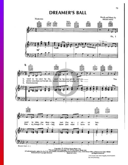 Dreamer's Ball Sheet Music