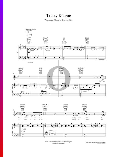Trusty And True Musik-Noten