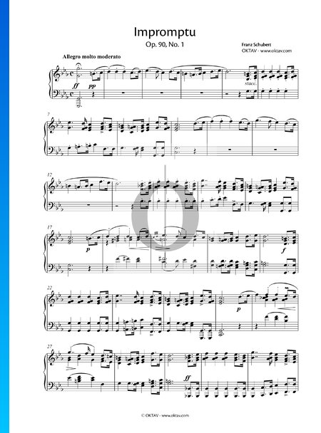 Impromptu C Minor, Op. 90 No. 1, D 899