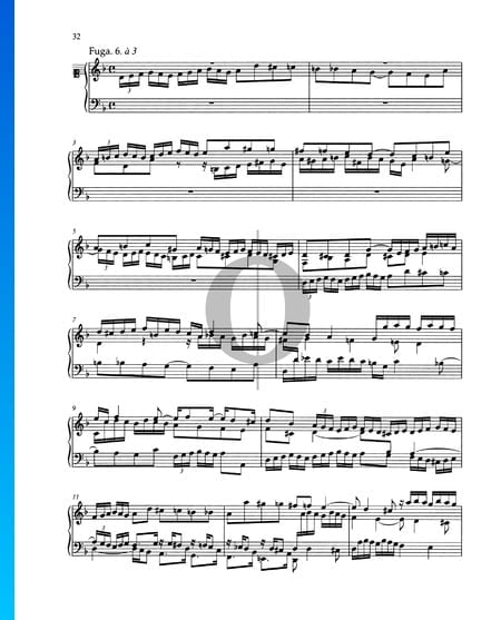 Fuga d-Moll, BWV 875