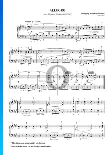 Viennese Sonatina, No. 2 in A Major, K 439b: 1. Allegro