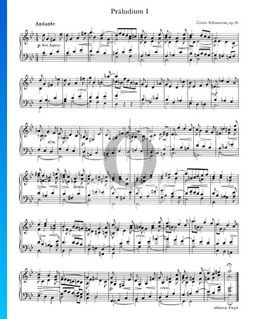 Preludio en sol menor n.º 1, Op. 16 Partitura