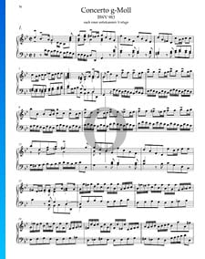 Concerto en Sol mineur, BWV 983: 1. Allegro