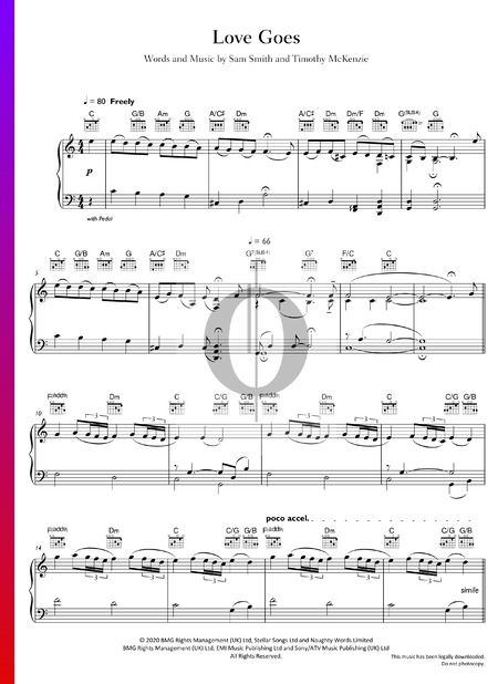 Love Goes Sheet Music