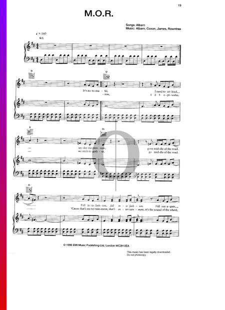 M.O.R. Musik-Noten
