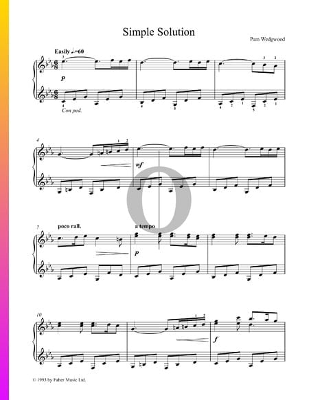 Simple Solution Musik-Noten