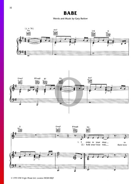 Babe Sheet Music