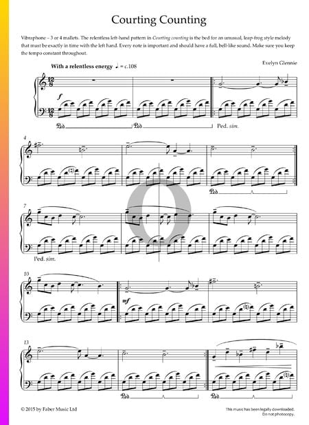 Courting Counting Musik-Noten