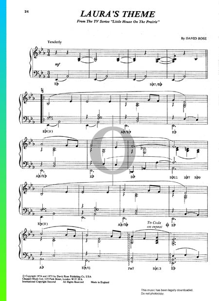 Laura's Theme Musik-Noten