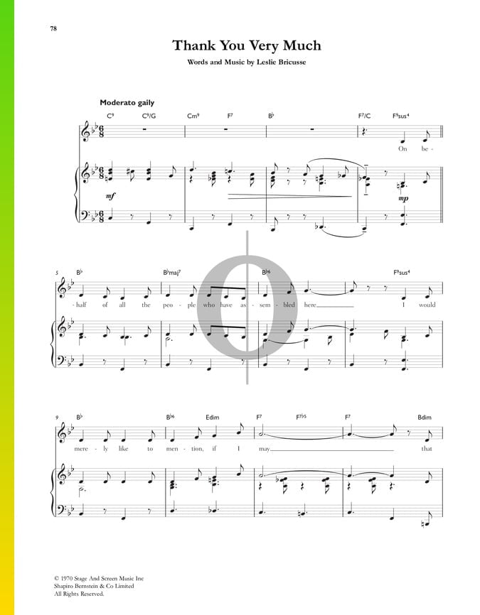 19 Sheet Music Downloads (PDF) & Streaming from "Scrooge The Musical