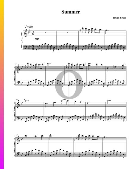 Summer Sheet Music